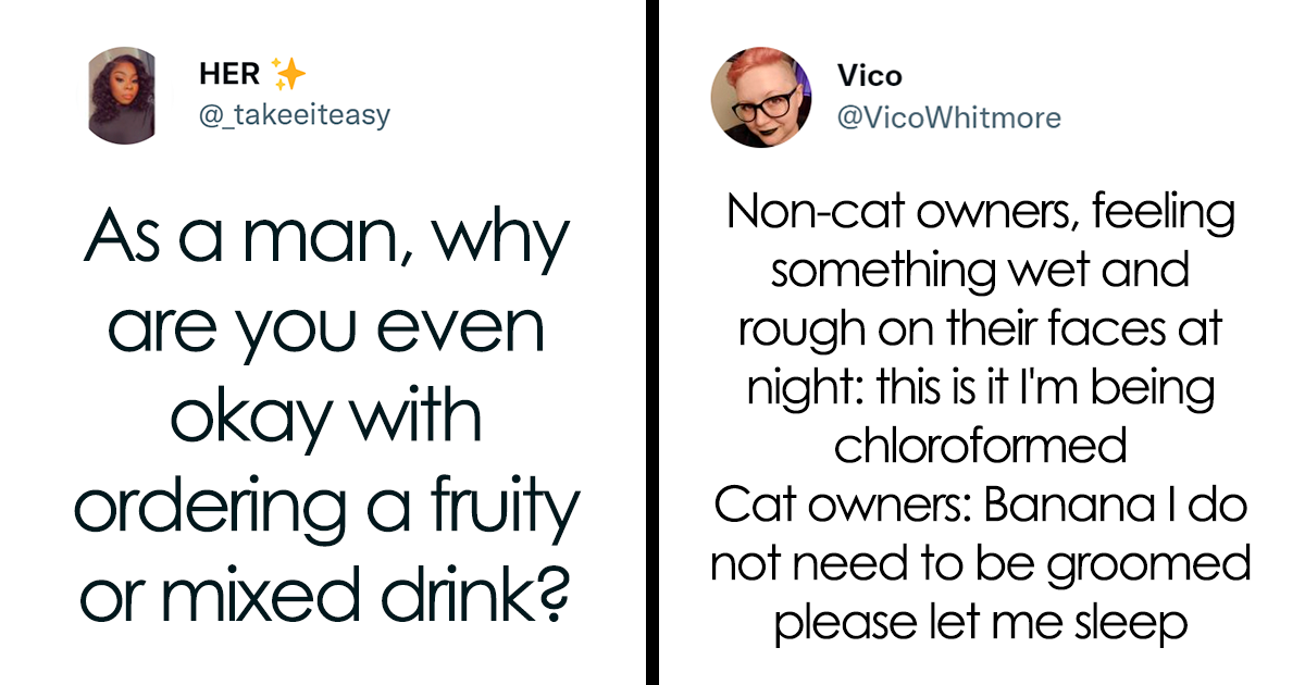 Woman On Twitter Belittles Men Who Order Fruity Or Mixed Drinks And 17 ...