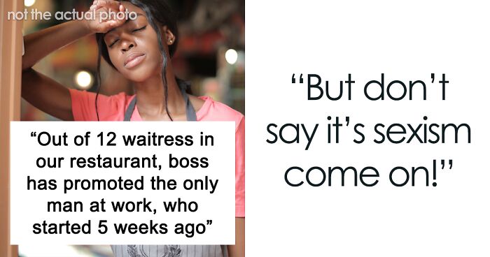 All-Female Staff Gives Up After Sexist Boss Boosts Unexperienced Male Waiter To Management Role Within 5 Weeks