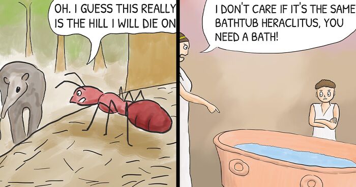 Artist Creates Philosophical Comics That Might Make You Look At Life Slightly Differently (56 Pics)