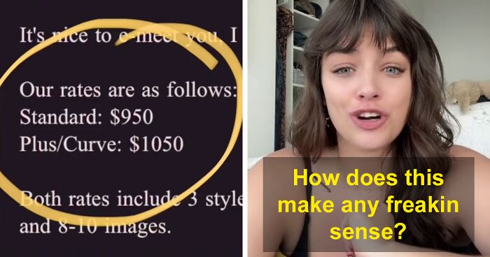 Photographer Charges $100 More For Plus-Size Models, Tries To Justify The Price Increase But The Internet's Not Buying It