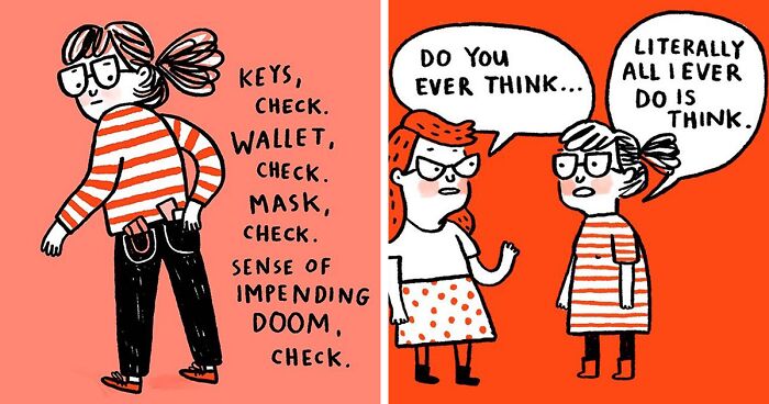 Artist Makes Sense Of Her Depression And Anxiety By Creating Witty Comics (33 New Pics)