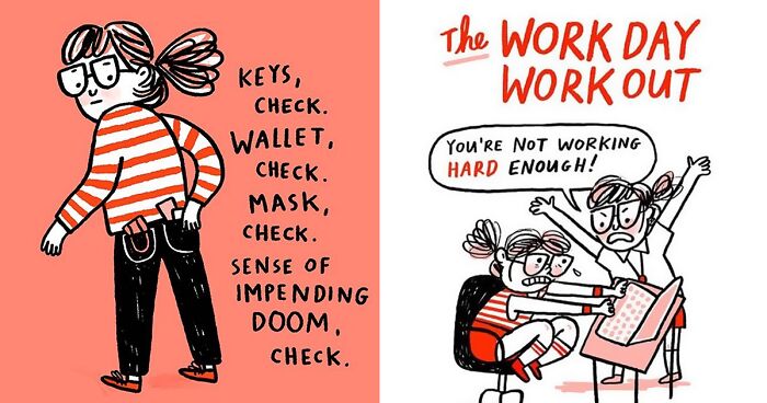 Fighting Depression And Anxiety: Artist Creates Witty Comics Showing Her Struggles With Mental Health (33 New Pics)