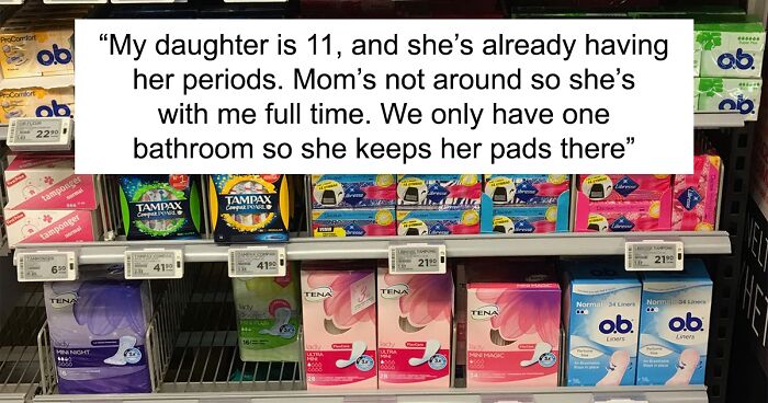 Dad Asks If He Was The Jerk For Bringing Up His Sister’s Divorce After She Insisted That Her 11-Year-Old Niece Shouldn’t Keep Pads In The Bathroom