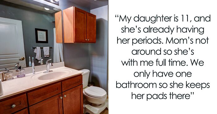 Man’s Sister Insists That Her 11-Year-Old Niece Shouldn’t Keep Pads In The Bathroom, He Savagely Claps Back At Her