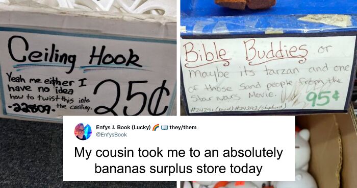 People Are Cracking Up At These 32 Hilariously Labelled Items From A Surplus Store In Minnesota, As Shared By This Twitter User