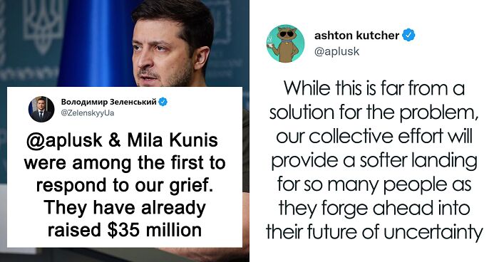 “Impressed By Their Determination”: Zelenskyy Thanks Mila Kunis And Ashton Kutcher For Their Initiative To Collect Money For Ukrainian People