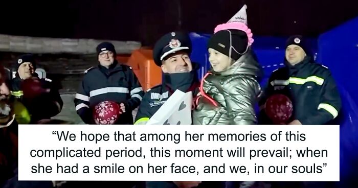 Romanian Refugee Camp Volunteers Make 7-Year-Old’s Birthday Special By Throwing Her A Surprise Party