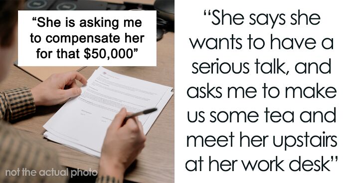 Husband In Shock After His Wife Lays Out Paperwork And Asks Him To Pay $50k For Them To Have A Baby