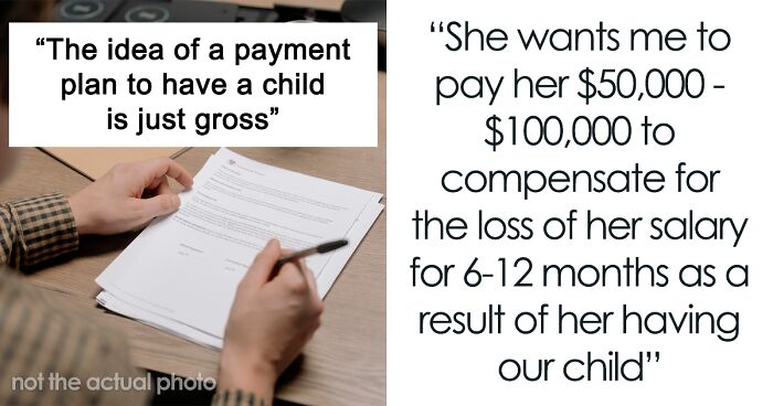 This Woman Wants Her Husband To Pay Her $50,000 To Have Their Child, Husband Turns To The Internet For Opinions