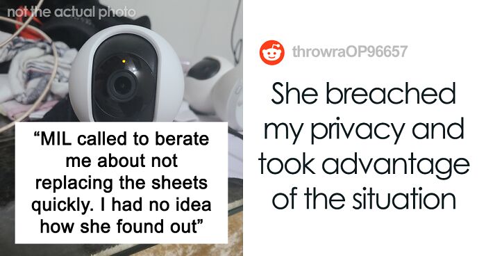 Woman Finds A Camera In Her Bedroom Installed By Mother-In-Law, Bans Her From The House