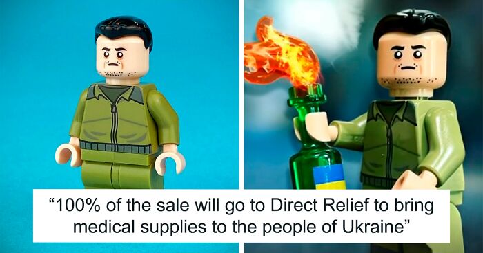 Mini Figurines Of Zelenskyy And Molotov Cocktails Raise $160K For Ukraine Relief