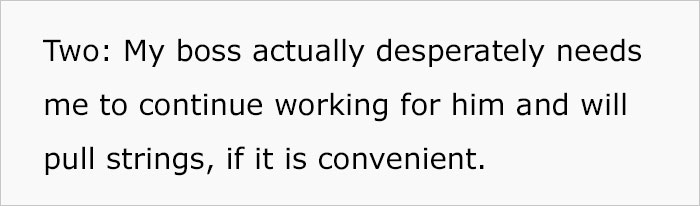 Boss Ignores Employee's Time Off Request After Approving It Twice, Changes His Mind After The Employee Says They're Quitting