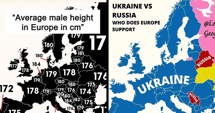 “You Won’t Get Bored”: 100 Interesting And Informative Maps Shared By This Instagram Account