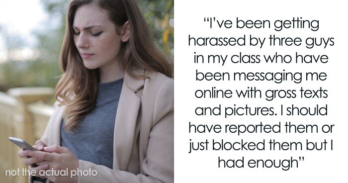 Bullies Harass This 18 Y.O. By Sending Her Gross Texts, She Worries She Took It Too Far After Ratting Them Out To Their Moms