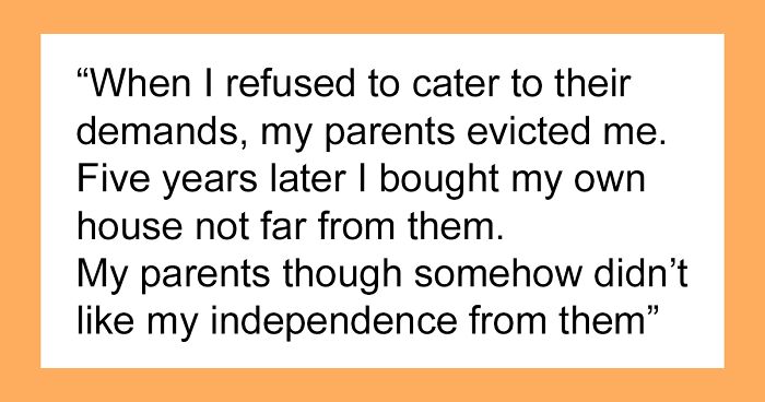 Messy Family Drama Ensues After Entitled Parents Demand To Trade Houses With Their Better-Off Son And He Rightfully Refuses