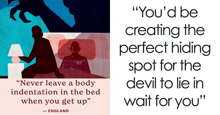 We Found And Illustrated 9 Wonderfully Weird Bedroom Superstitions From Around The World