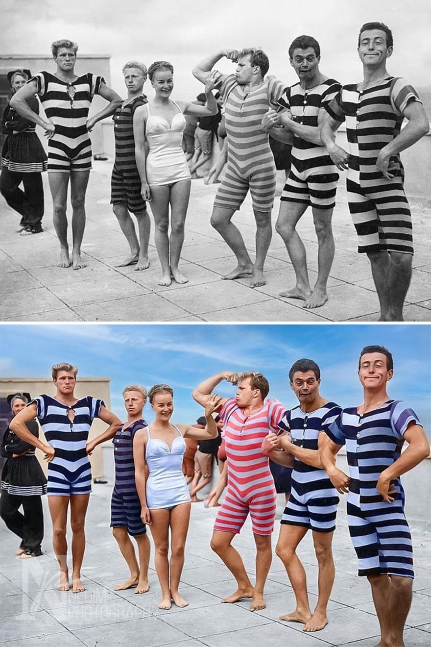 I Restore Vintage Photographs By Adding Colors To Them, Here’s The ...