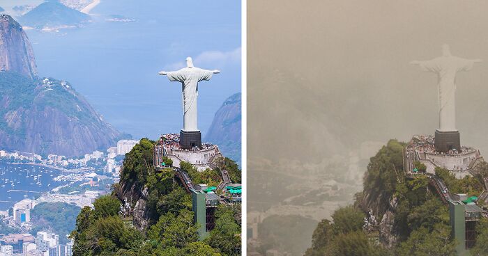 Designers Show Our Future With Air Pollution: 10 Before-And-After Pics