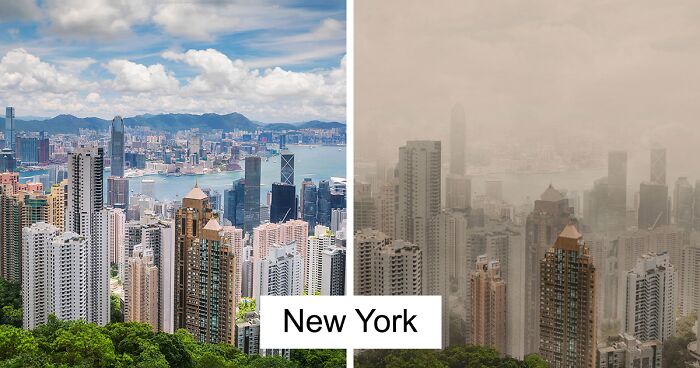 Air Pollution: Designers Show How It Could Ruin City Views From Places All Around The World (10 Pics)