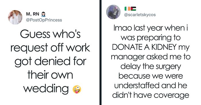 67 Of The Worst Times Shameless Bosses Refused Day-Off Requests, As Shared On This Viral Twitter Thread