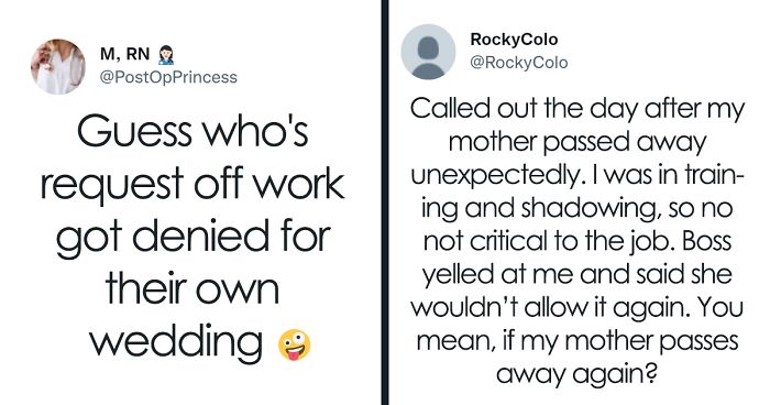 People Share 67 Times They Were Denied Paid Time Off In This Frustrating Twitter Thread