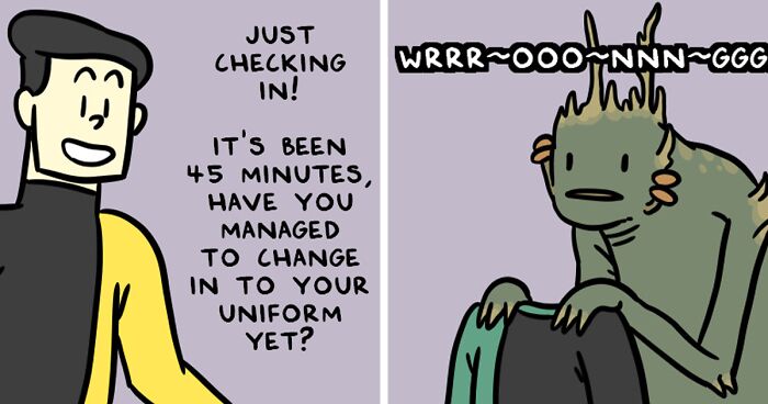 I Made A New Comic Series About Humans And Aliens Learning To Get Along Aboard A Starship (45 Pics)