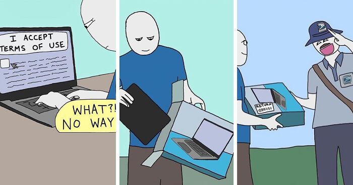 Artist Creates Funny Comics Featuring His Little Life Observations That Make Him Laugh (77 Pics)