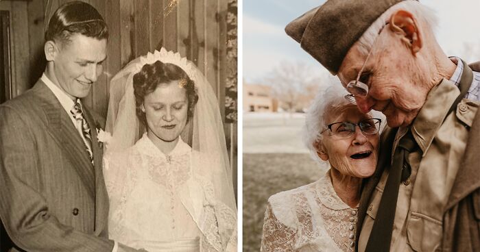 20 Heartwarming Photographs Of Couple Celebrating 70 Years Of Marriage Make Us Believe In Love Again