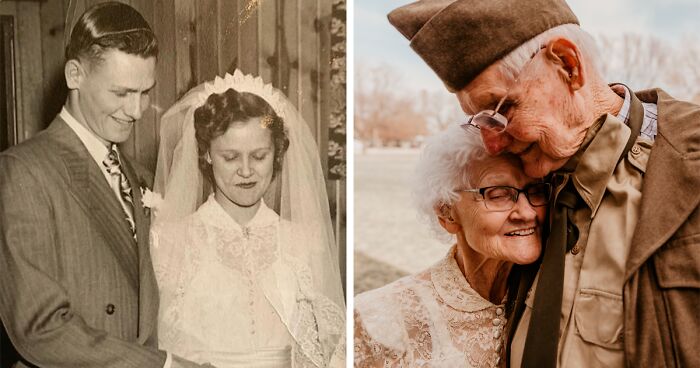 20 Heartwarming Photographs Of Couple Celebrating 70 Years Of Marriage Make Us Believe In Love Again