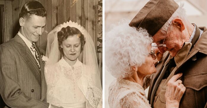 20 Heartwarming Photographs Of Couple Celebrating 70 Years Of Marriage Make Us Believe In Love Again