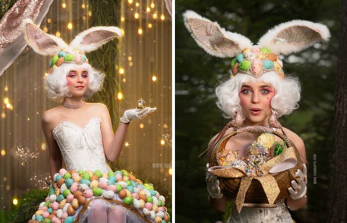 “Meet The Haute Hare”: I Created A Themed Photoshoot For A Couture Easter Bunny (15 Pics)