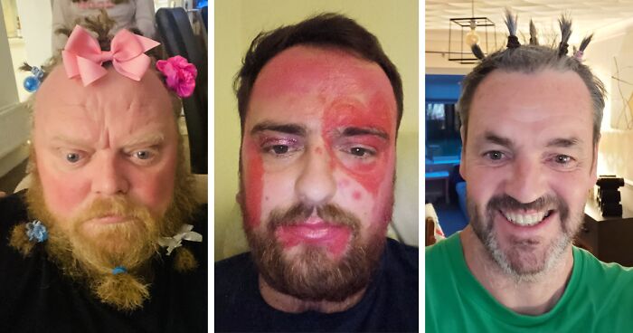 Dads Share 30 Times Their Daughters Used Them For Makeup Experiments And It’s Hilariously Wholesome