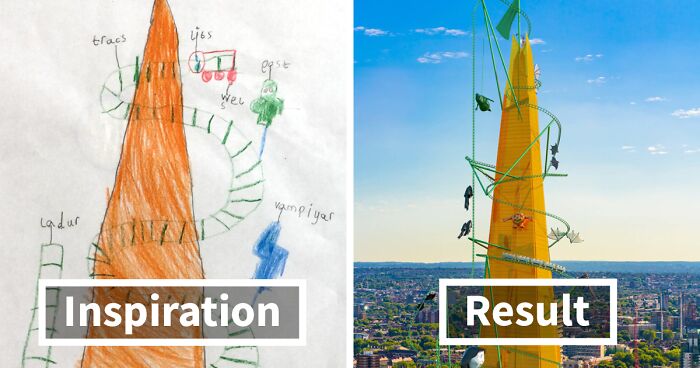 Designers Portrayed What These 4 Famous London Landmarks Would Look Like If They Were Built According To Children’s Drawings