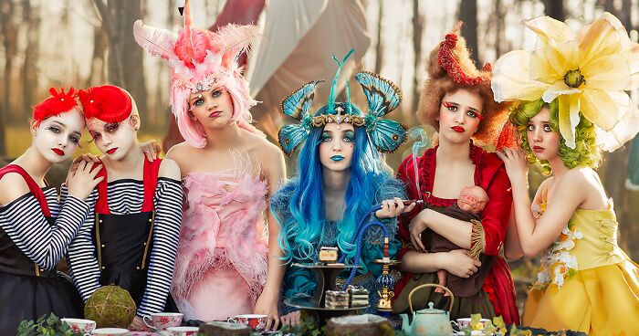 I Did A Photoshoot Featuring Alice In Wonderland Characters Who Aren't The Main Cast (22 Pics)