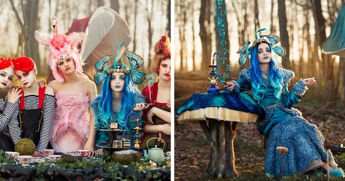 I Did A Photoshoot Featuring Alice In Wonderland Characters Who Aren't The Main Cast, And Here Are The Best 22 Pics