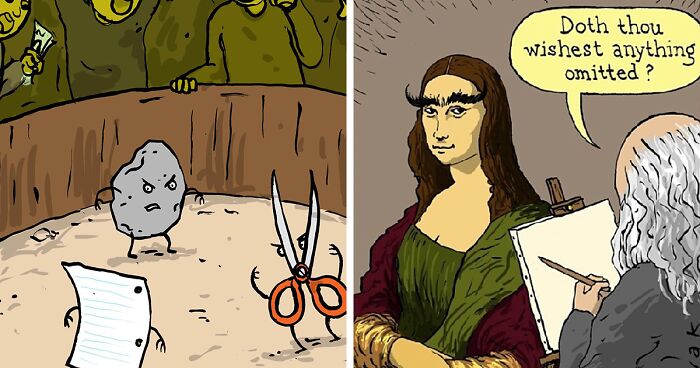 This Artist Makes Witty Single-Paneled Comics With A Dash Of Absurdity (90 New Pics)