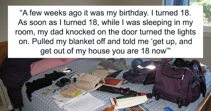 18-Year-Old Guy Gets Kicked Out By Parents On His Birthday And Gets Called A Jerk For Revealing It To His Grandpa