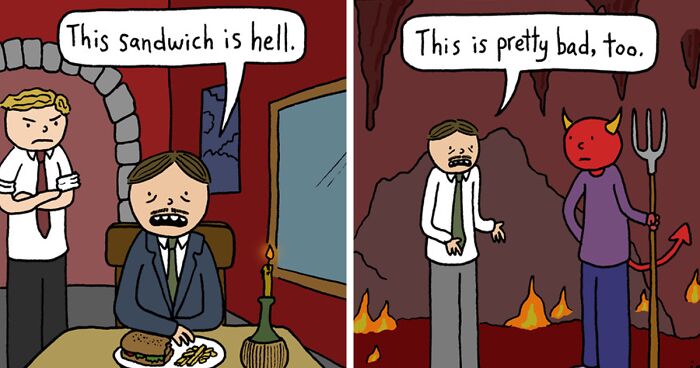 This Artist Makes Funny Comics About Random Happenings In Life With Unexpected Twists (66 Pics)