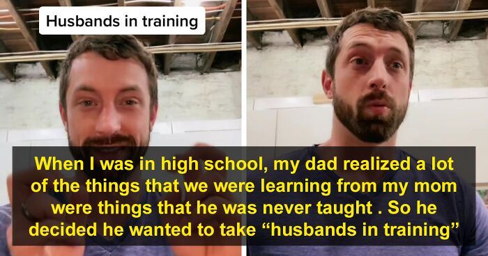 Person's Mom Had A Special Curriculum For Him And His Brothers To Make Them Good Future Husbands