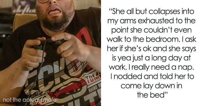 Guy Upset His Friend Kicked Him Out Of The Bedroom Because His Wife Was Tired And Wanted To Get Some Rest