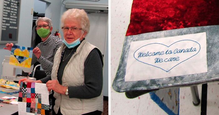 “Welcome To Canada. We Care”: Volunteers Craft Over 300 Quilts For Ukrainian Refugees