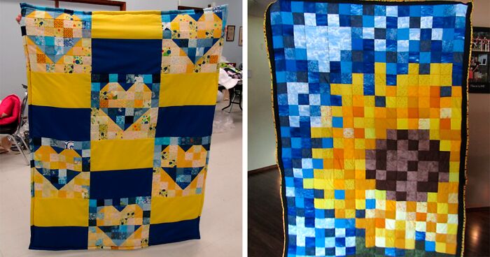 “Welcome To Canada. We Care”: Volunteers Craft Over 300 Quilts For Ukrainian Refugees