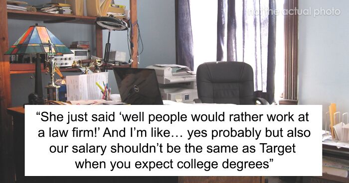 Woman Chooses To Leave Her Law Firm Where She Was Making Less Than A Target Employee And Her Boss Didn’t Think It Was A Big Deal