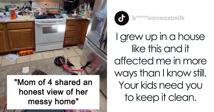 People Are Torn About This “Lazy” Mom Of 4 And Her Honest View Of Her House After 4 Days Of Not Cleaning