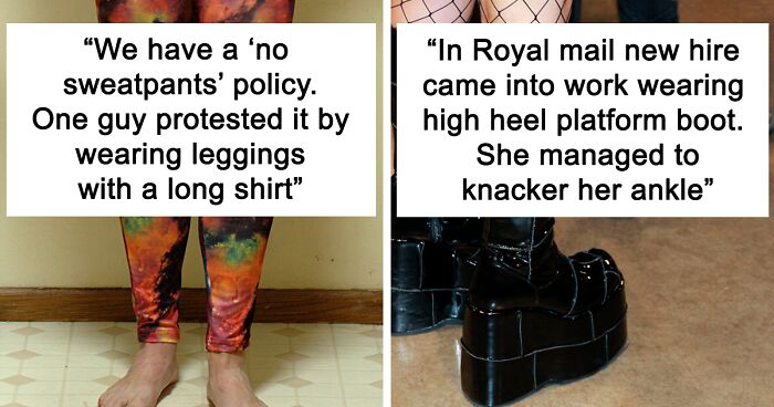 32 Of The Craziest Things People Dared To Wear At Work, As Shared By Folks Online