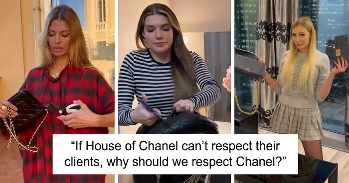 Russian Influencers Are Destroying Chanel Bags In Protest Of Sales Ban, The Internet Puts Them In Place By Reminding About The War That's Still Going On