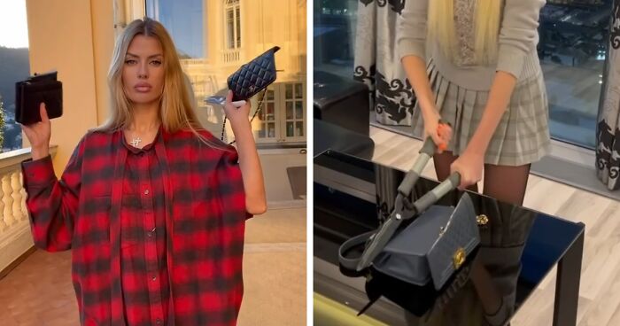 The Internet Calls Out Russian Influencers Who Feel 'Disrespected' By Chanel For Their Sales Ban And Are Destroying Their Bags