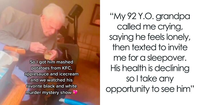 Grandpa Calls Up His Granddaughter In Tears, Asks Her If She’d Like To Have A Sleepover