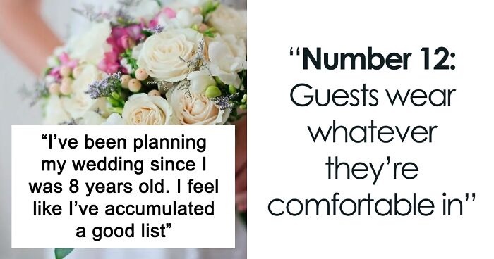 'Please Don't Get Angry At Me': Woman Goes Viral After Revealing A Strict Set Of Rules For Wedding Guests