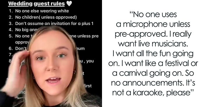 Woman Goes Viral After Revealing A Strict Set Of Rules For Wedding Guests